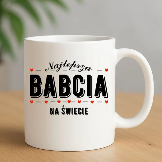 Kubek dla babci - Najlepsza babcia na świecie B23 - StoryCups.pl