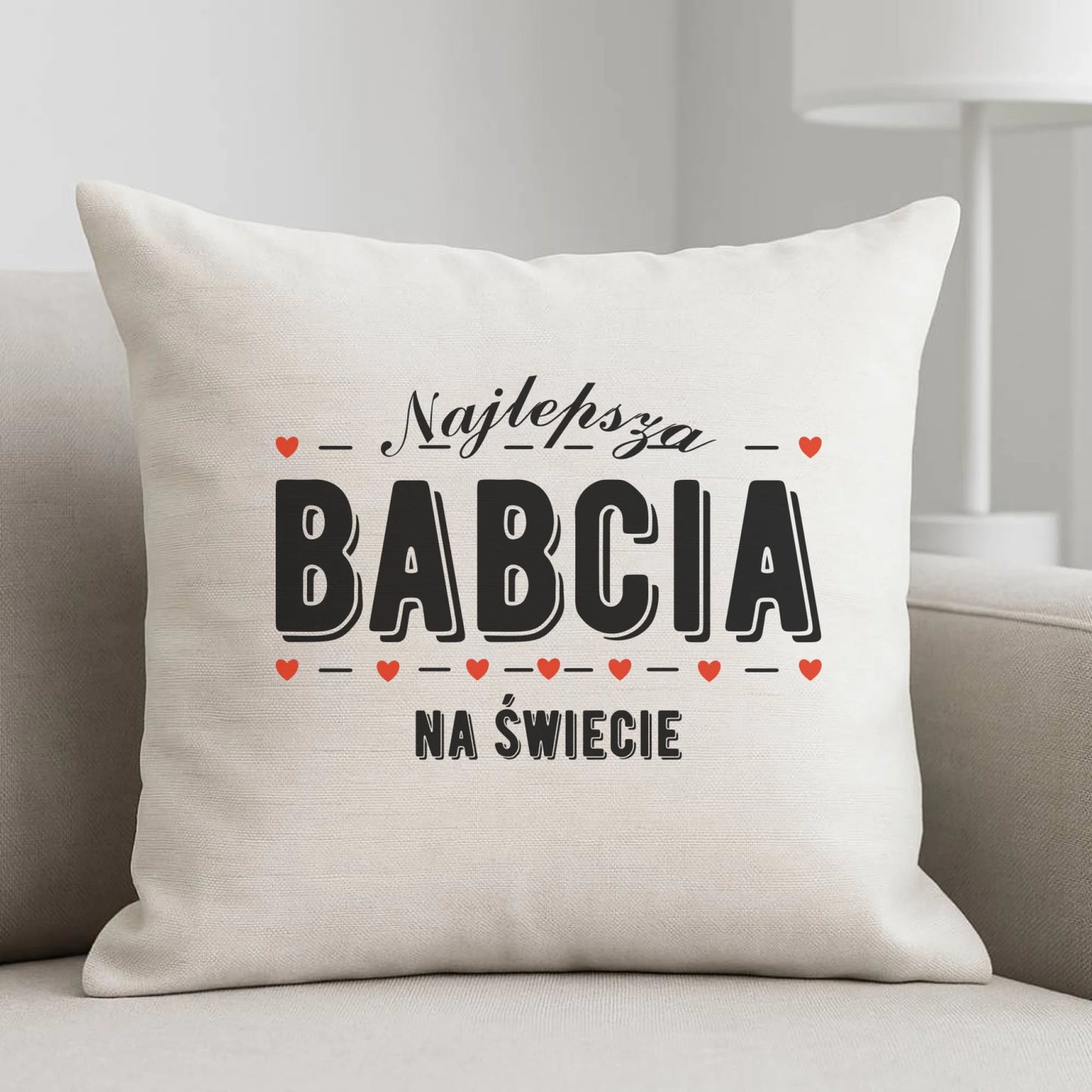 Poduszka dla babci - Najlepsza babcia na świecie B23 - StoryCups.pl