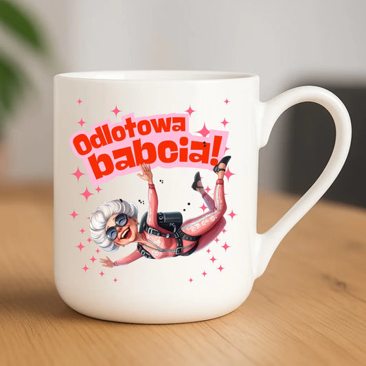 Kubek elegant dla babci - Odlotowa babcia B28 - StoryCups.pl