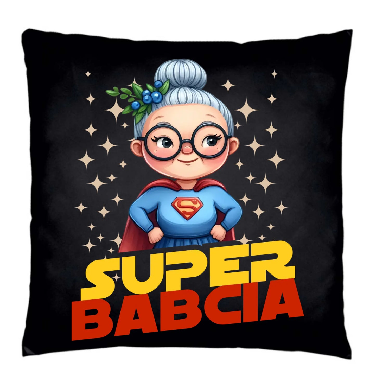 Poduszka dekoracyjna dla babci - Super Babcia B29 - StoryCups.pl