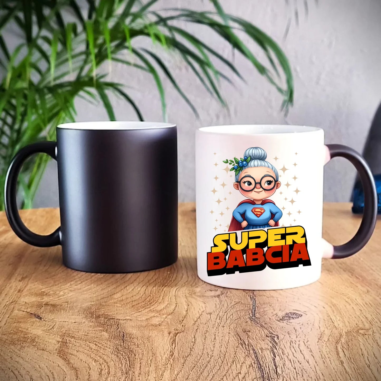 Kubek magiczny dla babci - Super Babcia B29 - StoryCups.pl