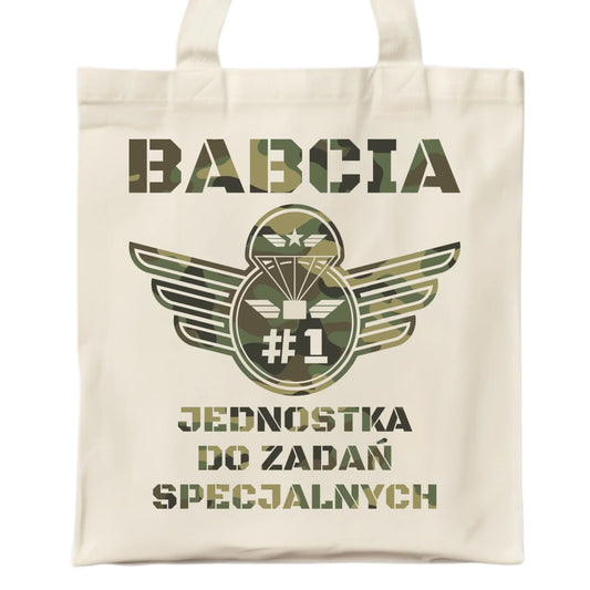 Torba dla babci - Babcia jednostka do zadań specjalnych B31 - StoryCups.pl