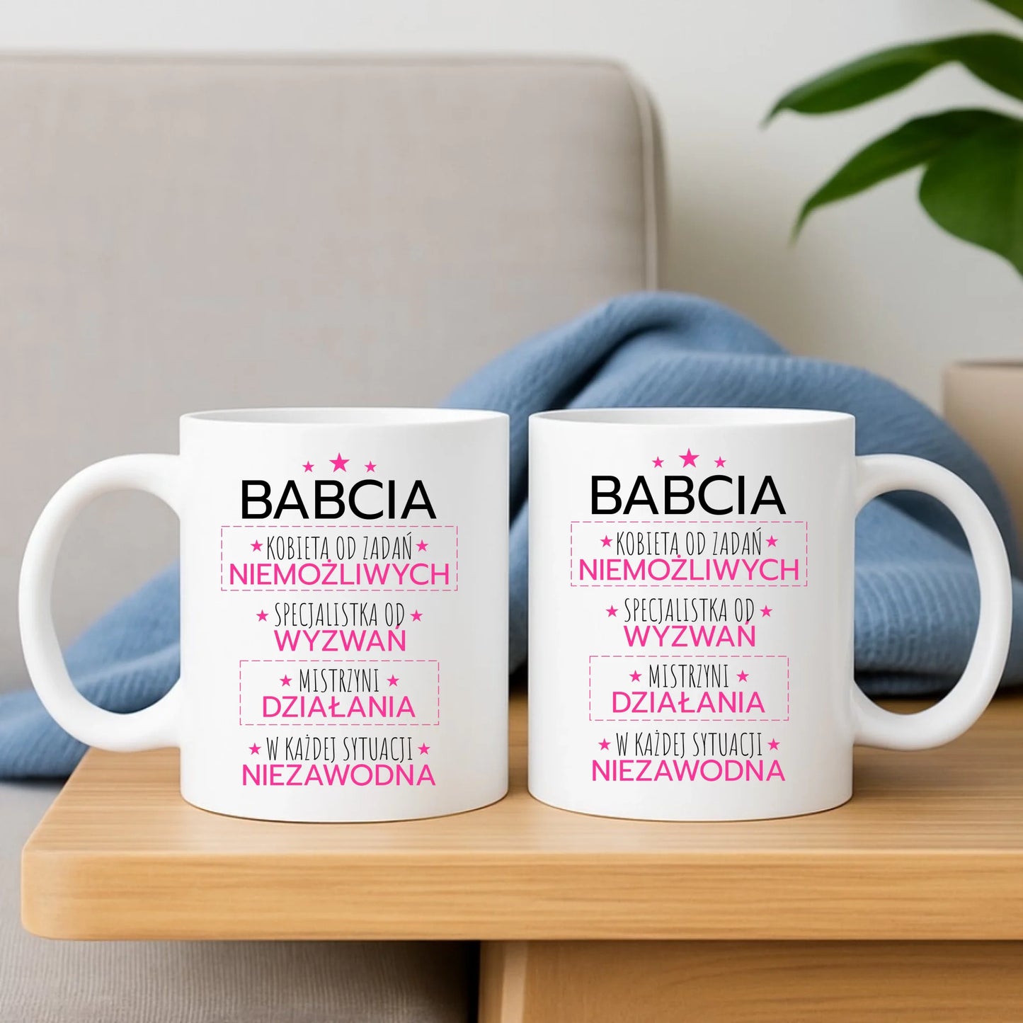 Kubek dla babci - Babcia kobieta od zadań niemożliwych B30 - StoryCups.pl