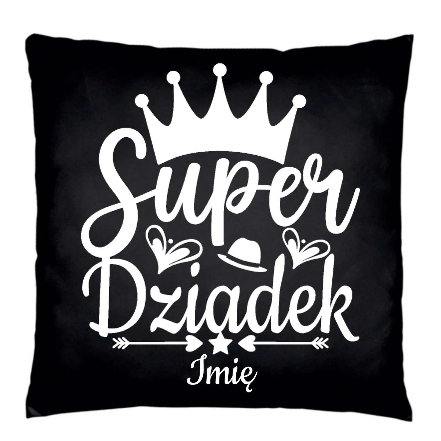 Poduszka dekoracyjna dla dziadka - Super Dziadek - personalizowana D03 - StoryCups.pl