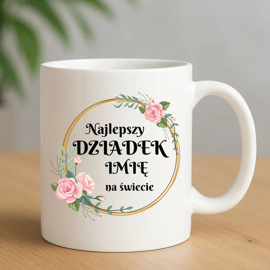 Kubek dla dziadka - Najlepszy dziadek na Świecie - personalizowany D04 - StoryCups.pl