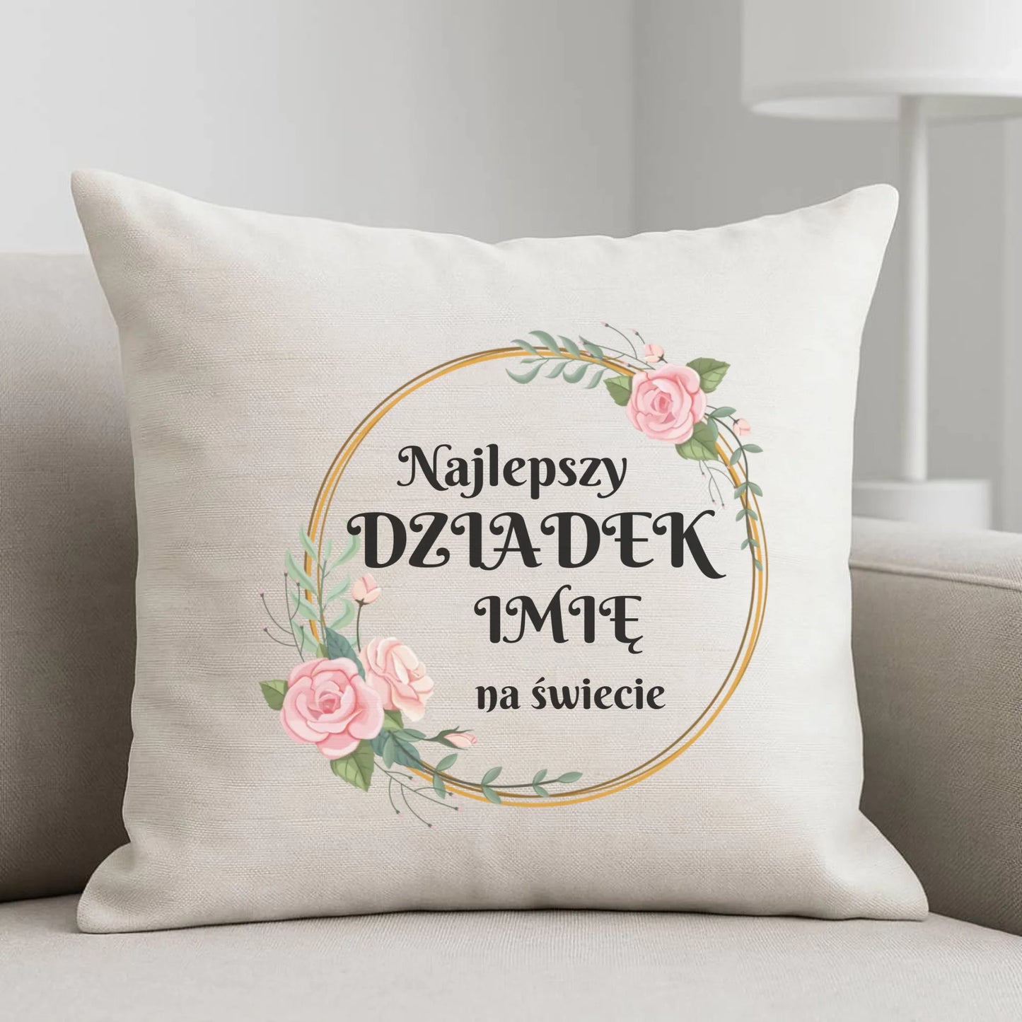 Poduszka dla dziadka - Najlepszy dziadek na Świecie - personalizowana D04 - StoryCups.pl