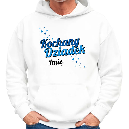 Bluza z kapturem dla dziadka - Kochany Dziadek - personalizowana D05 - StoryCups.pl