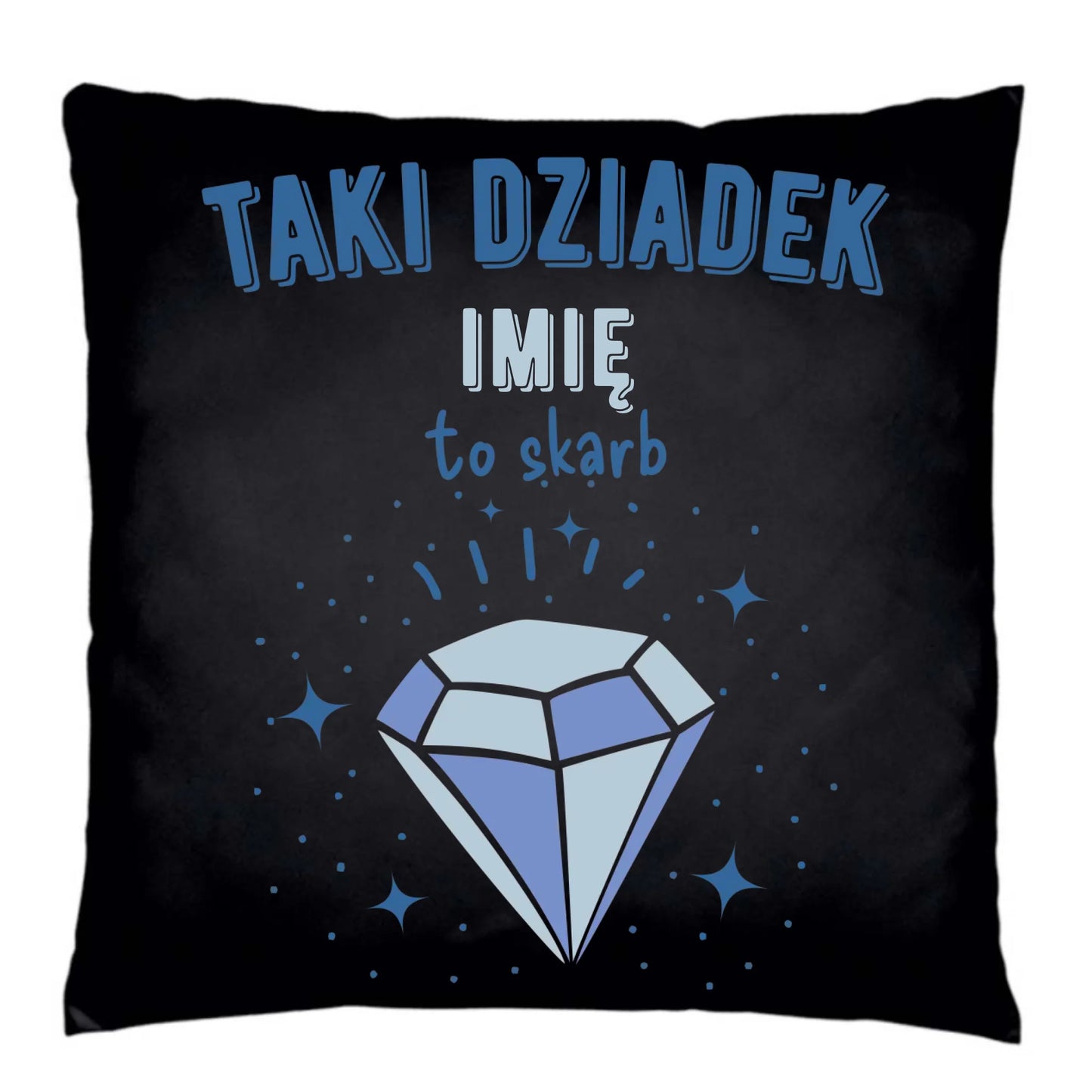 Poduszka dekoracyjna dla dziadka - Taki Dziadek to skarb - personalizowana D06 - StoryCups.pl