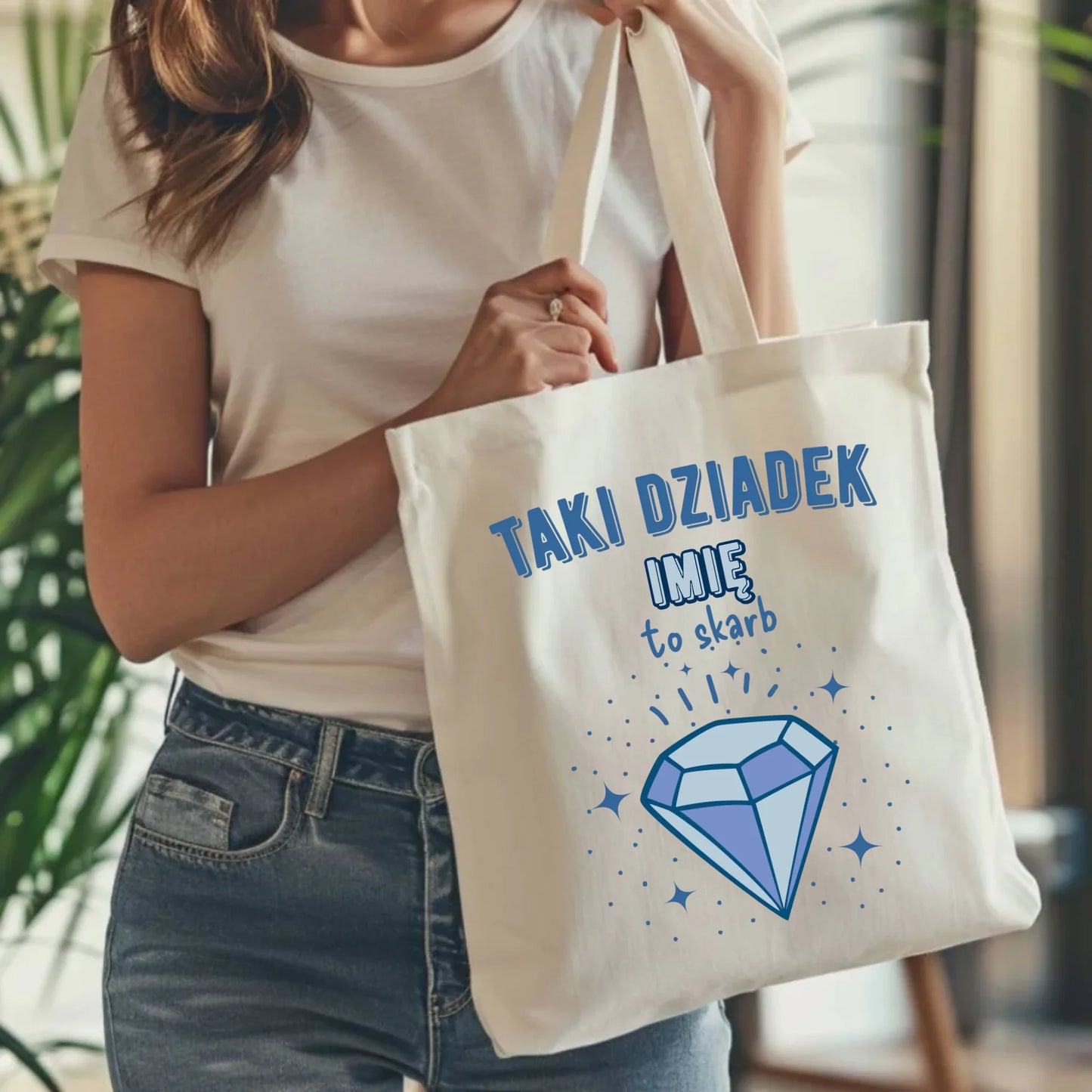 Torba dla dziadka - Taki Dziadek to skarb - personalizowana D06 - StoryCups.pl