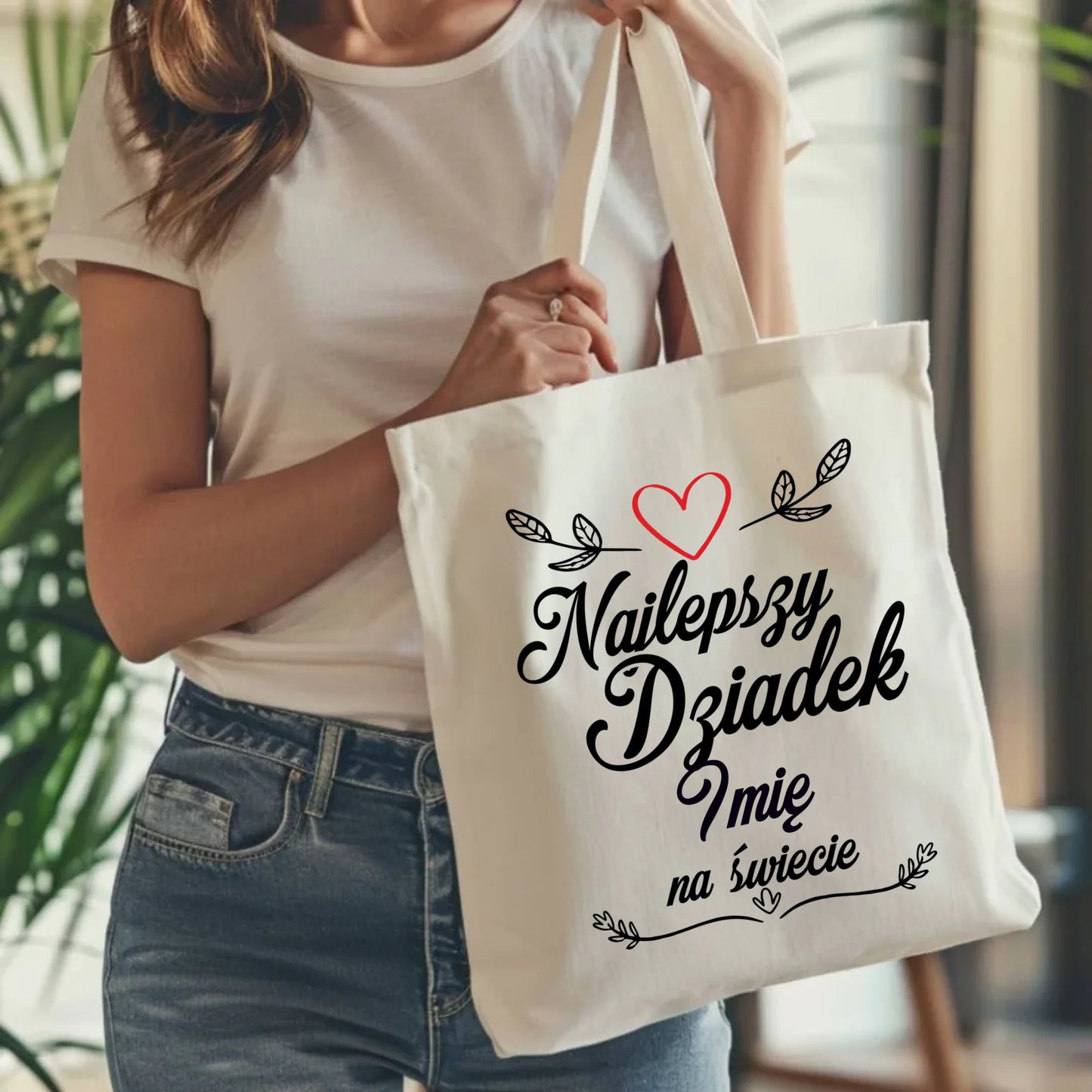 Torba dla dziadka - Najlepszy dziadek na Świecie - personalizowana D12 - StoryCups.pl