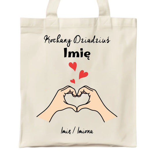Torba dla dziadka - Kochany Dziadek podpis - personalizowana D13 - StoryCups.pl