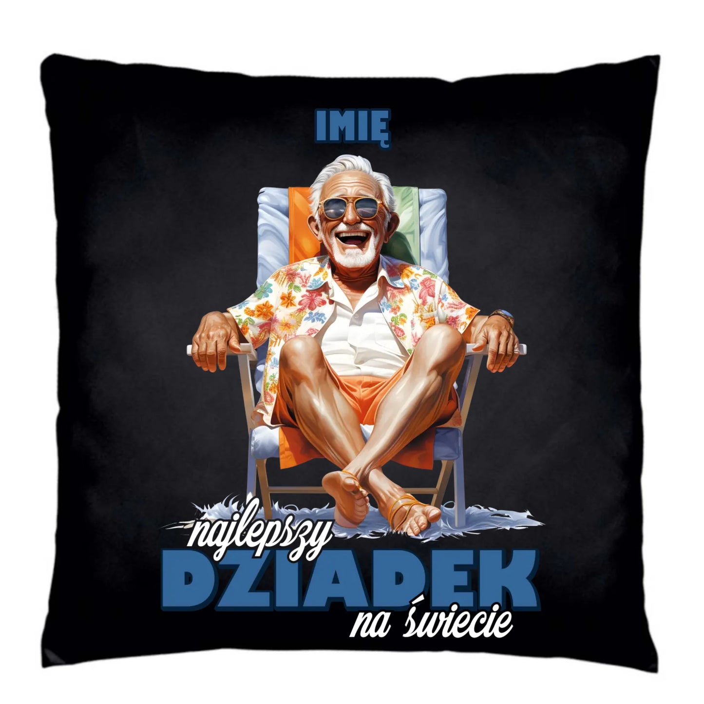 Poduszka dekoracyjna dla dziadka - Najlepszy Dziadek na świecie - personalizowana D14 - StoryCups.pl