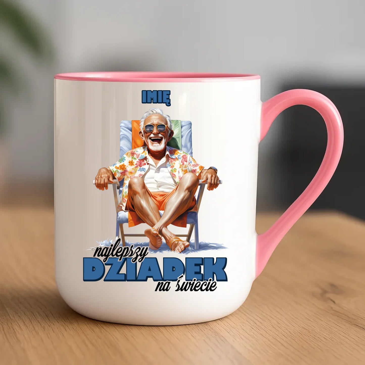 Kubek elegant dla dziadka - Najlepszy Dziadek na świecie - personalizowany D14 - StoryCups.pl
