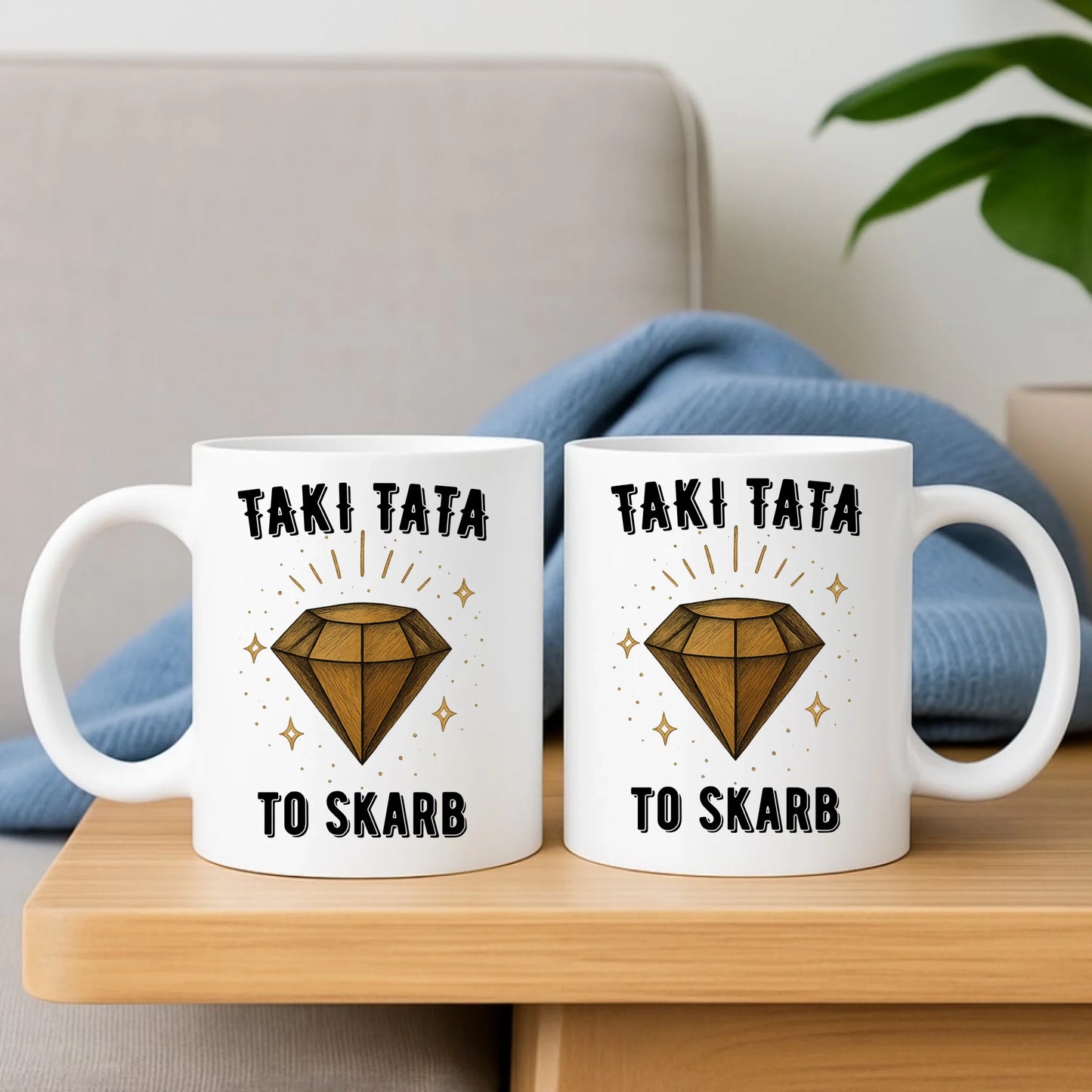 Kubek dla taty - Taki tata to skarb - personalizowany DT17 - StoryCups.pl
