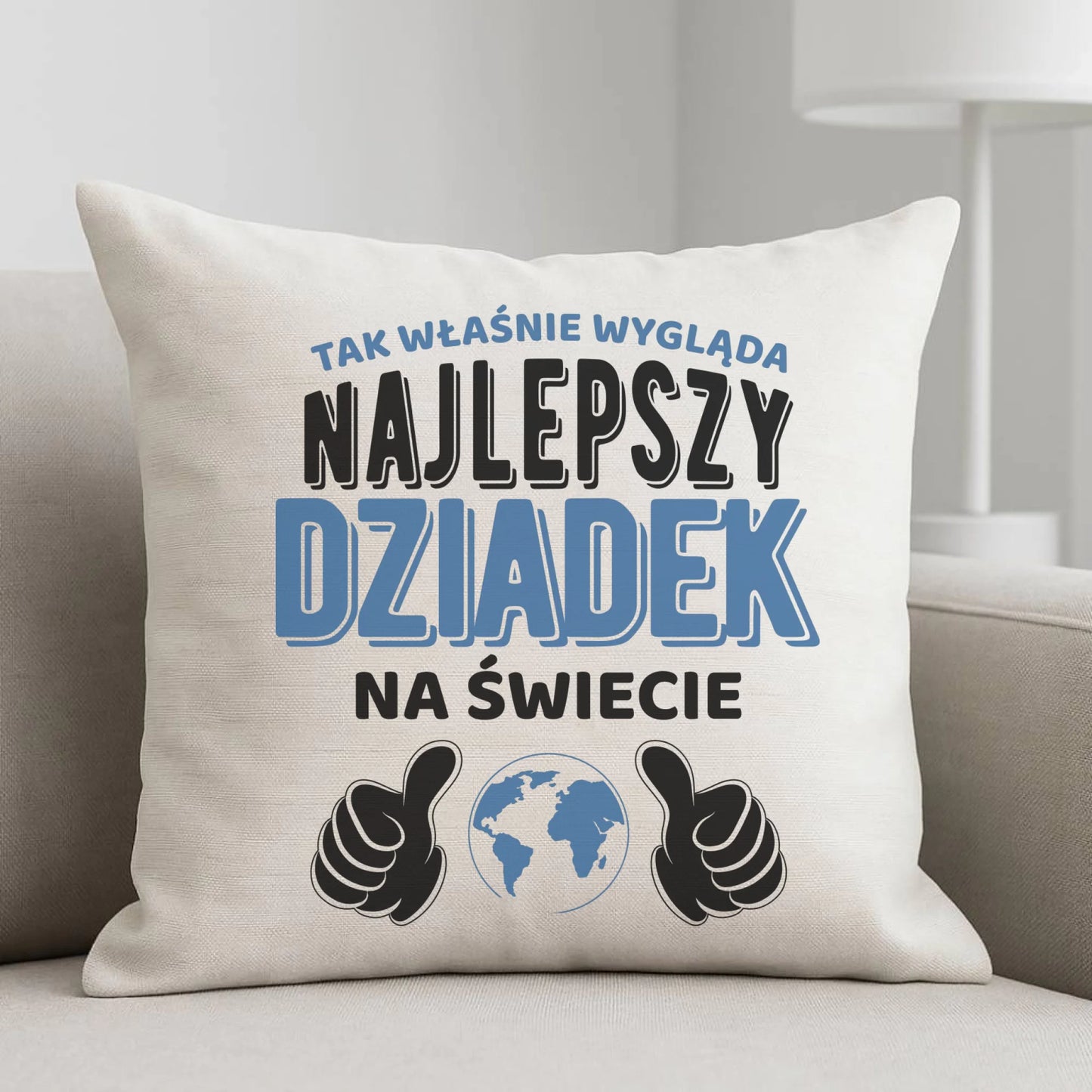 Poduszka dla dziadka - Tak wygląda najlepszy dziadek na świecie D24 - StoryCups.pl