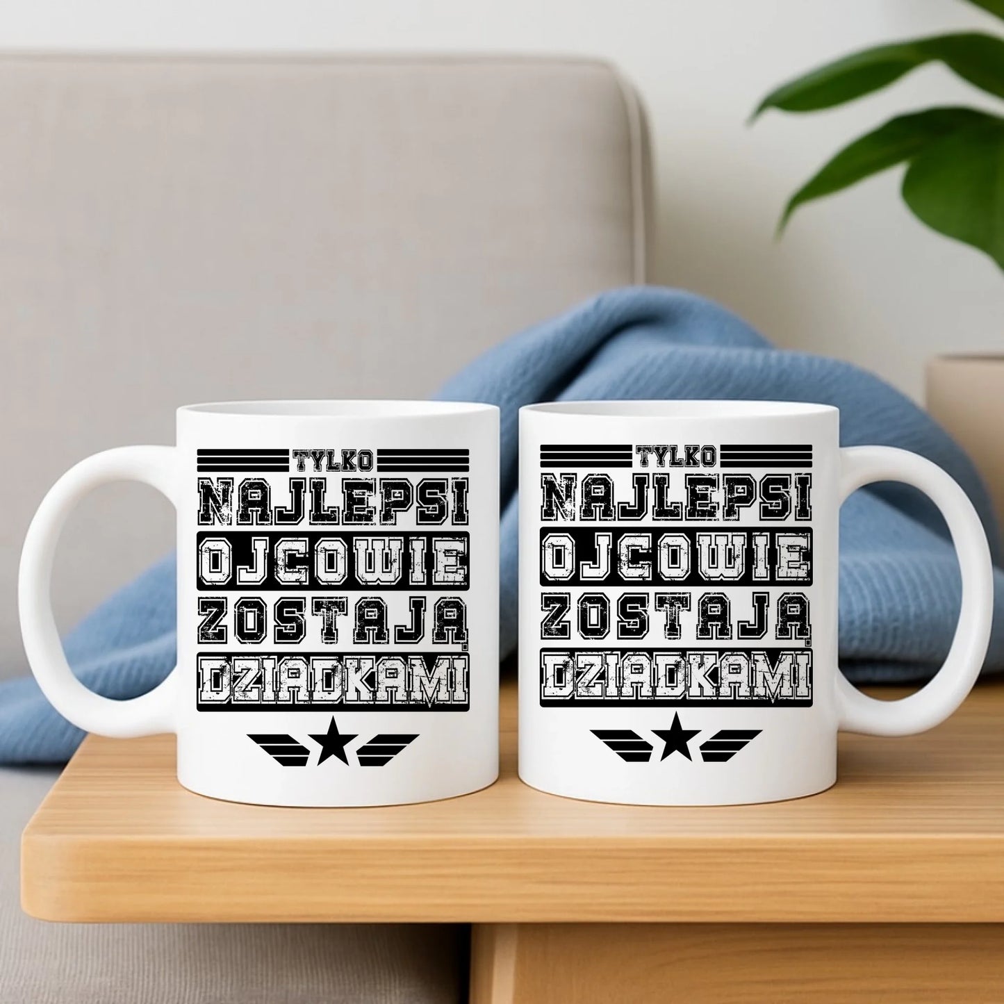 Kubek dla dziadka - Tylko najlepsi ojcowie zostają dziadkami D25 - StoryCups.pl