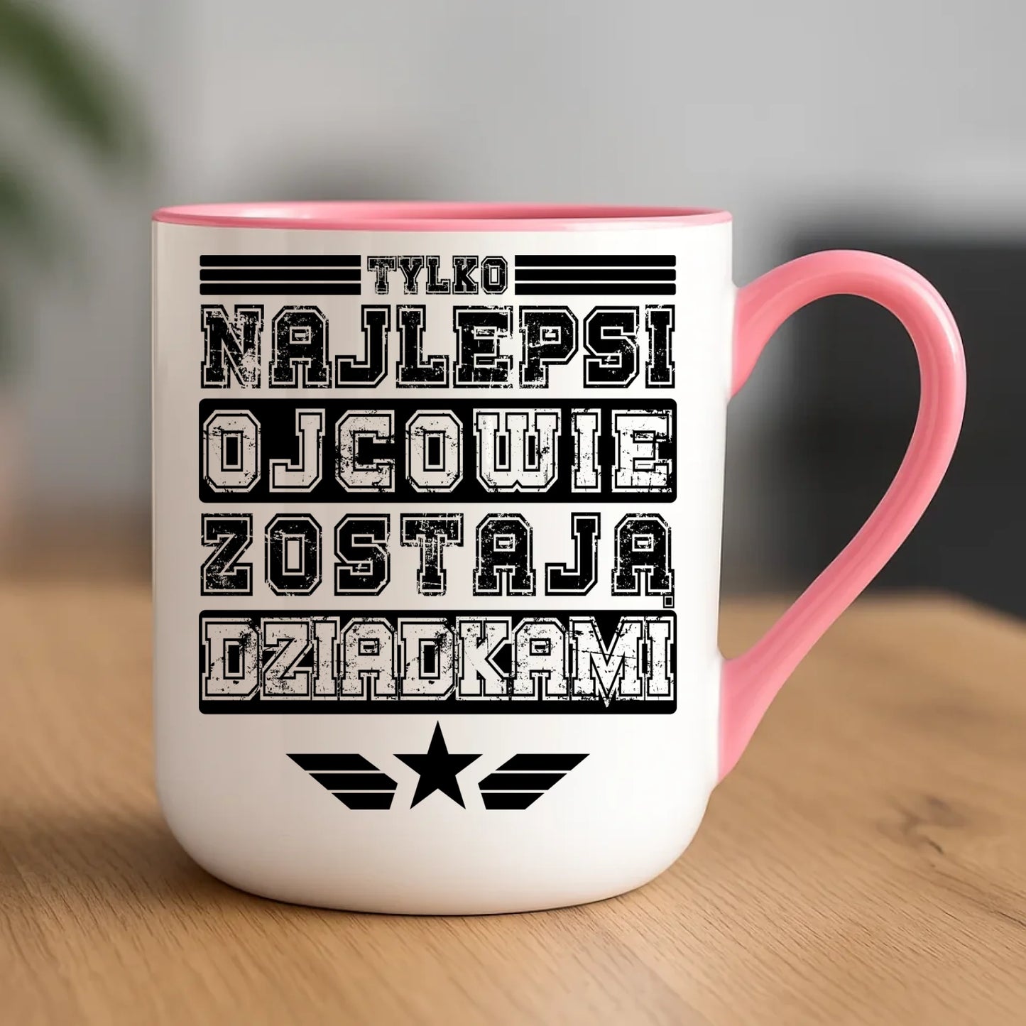 Kubek elegant dla dziadka - Tylko najlepsi ojcowie zostają dziadkami D25 - StoryCups.pl