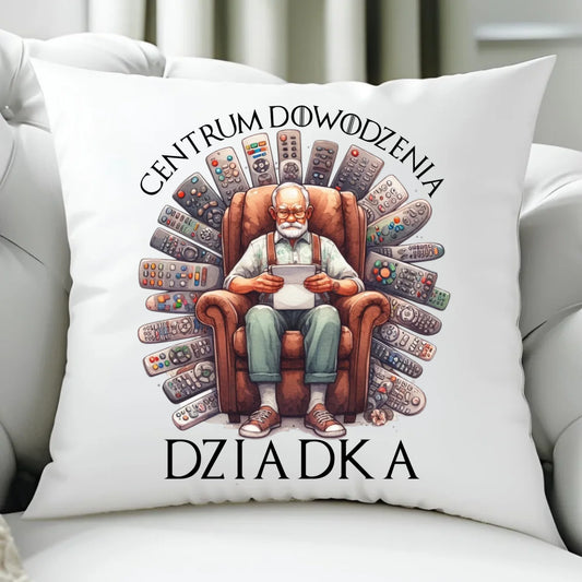 Poduszka dla dziadka - Centrum dowodzenia D28 - StoryCups.pl