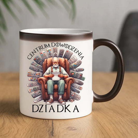 Kubek magiczny dla dziadka - Centrum dowodzenia D28 - StoryCups.pl