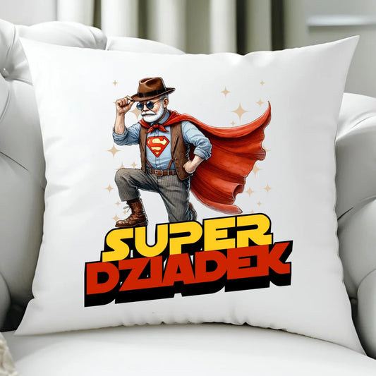 Poduszka dla dziadka - Super Dziadek D29 - StoryCups.pl