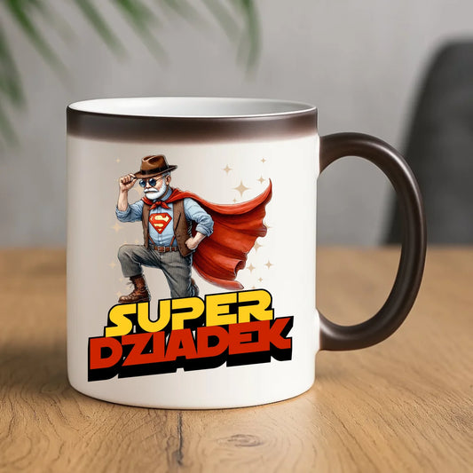 Kubek magiczny dla dziadka - Super Dziadek D29 - StoryCups.pl