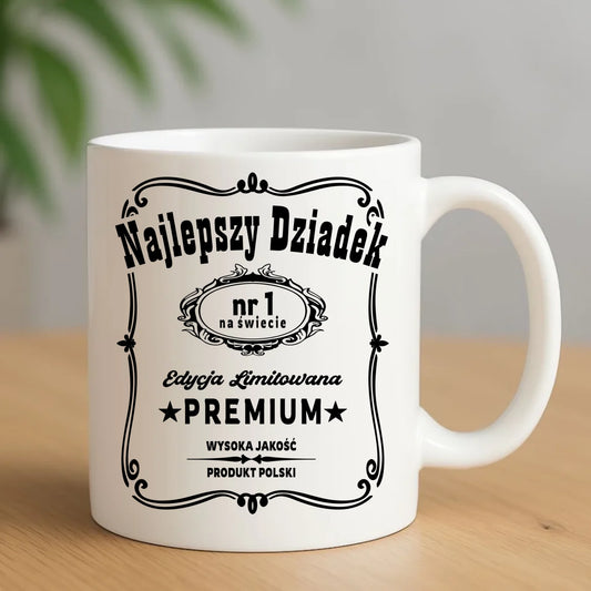 Kubek dla dziadka - Najlepszy dziadek edycja limitowana D30 - StoryCups.pl