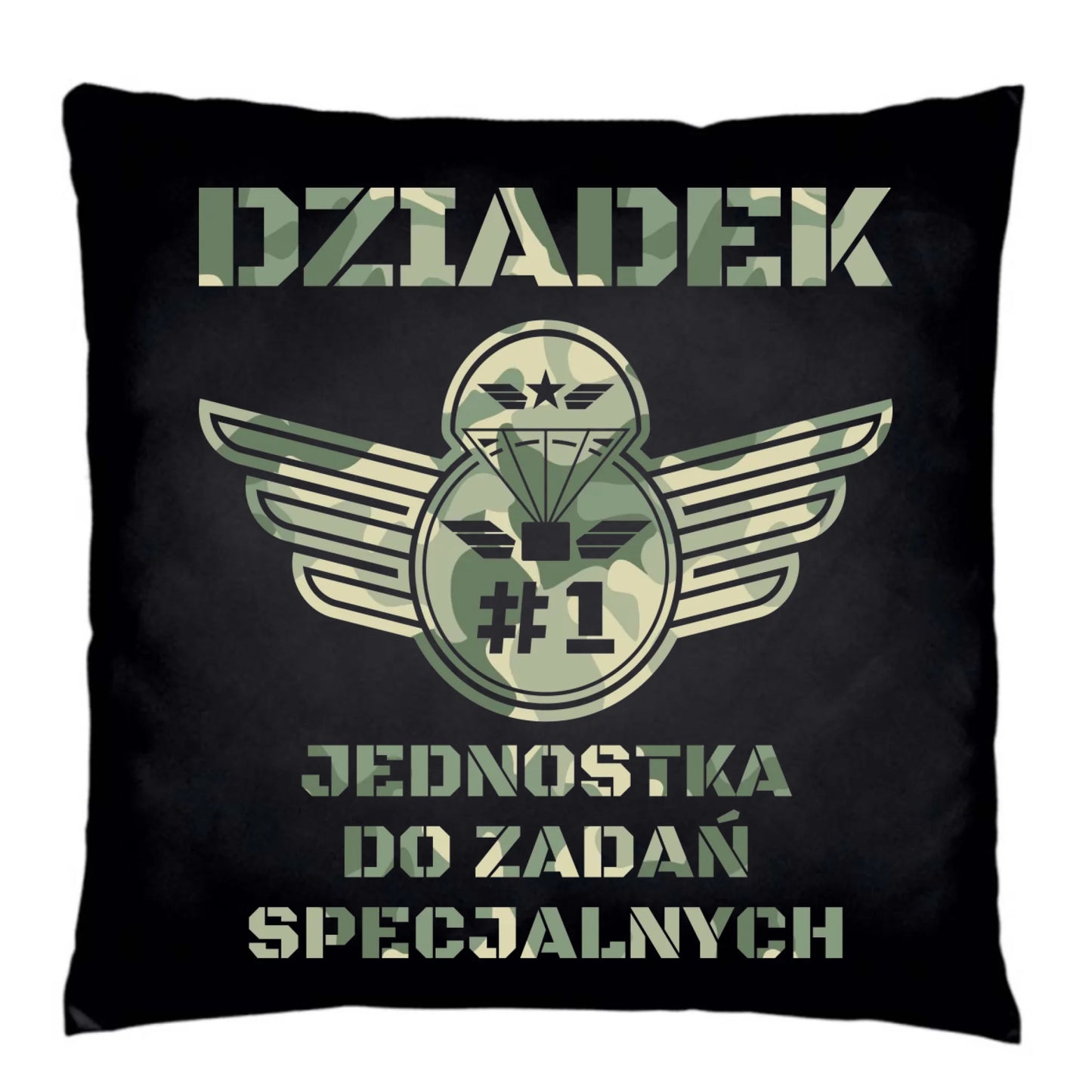 Poduszka dekoracyjna dla dziadka - Dziadek jednostka do zadań specjalnych D31 - StoryCups.pl