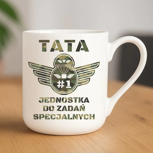 Kubek elegant dla taty - Tata jednostka do zadań specjalnych DT42 - StoryCups.pl