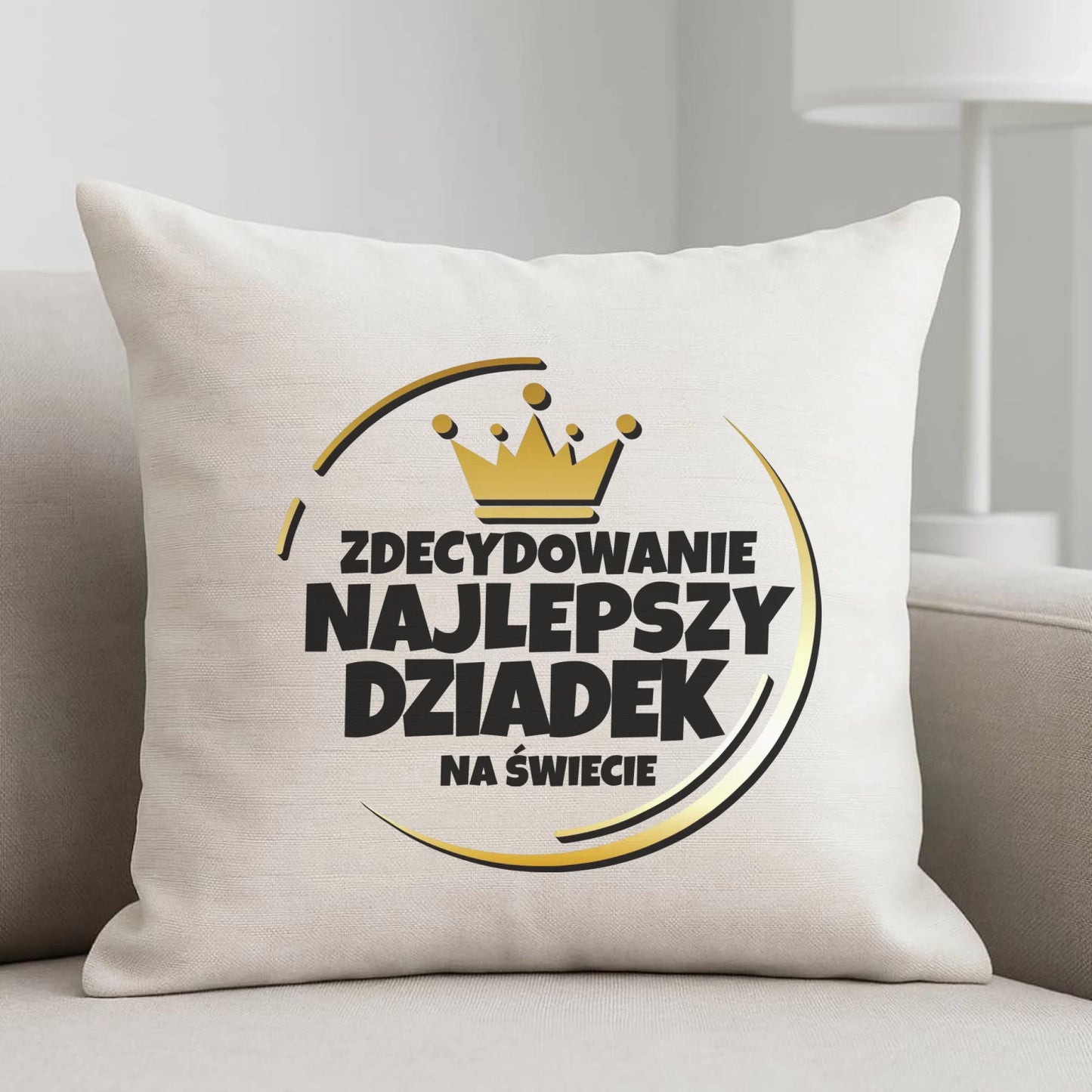 Poduszka dla dziadka - Zdecydowanie najlepszy dziadek D32 - StoryCups.pl