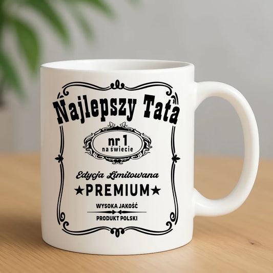 Kubek dla taty - Najlepszy tata edycja limitowana DT32 - StoryCups.pl