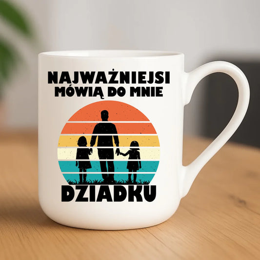 Kubek elegant dla dziadka - Najważniejsi mówią do mnie dziadku D34 - StoryCups.pl