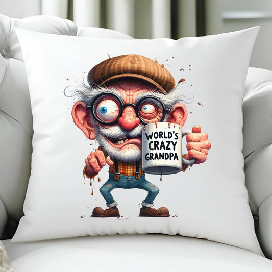 Poduszka dla dziadka - Crazy grandpa D38 - StoryCups.pl