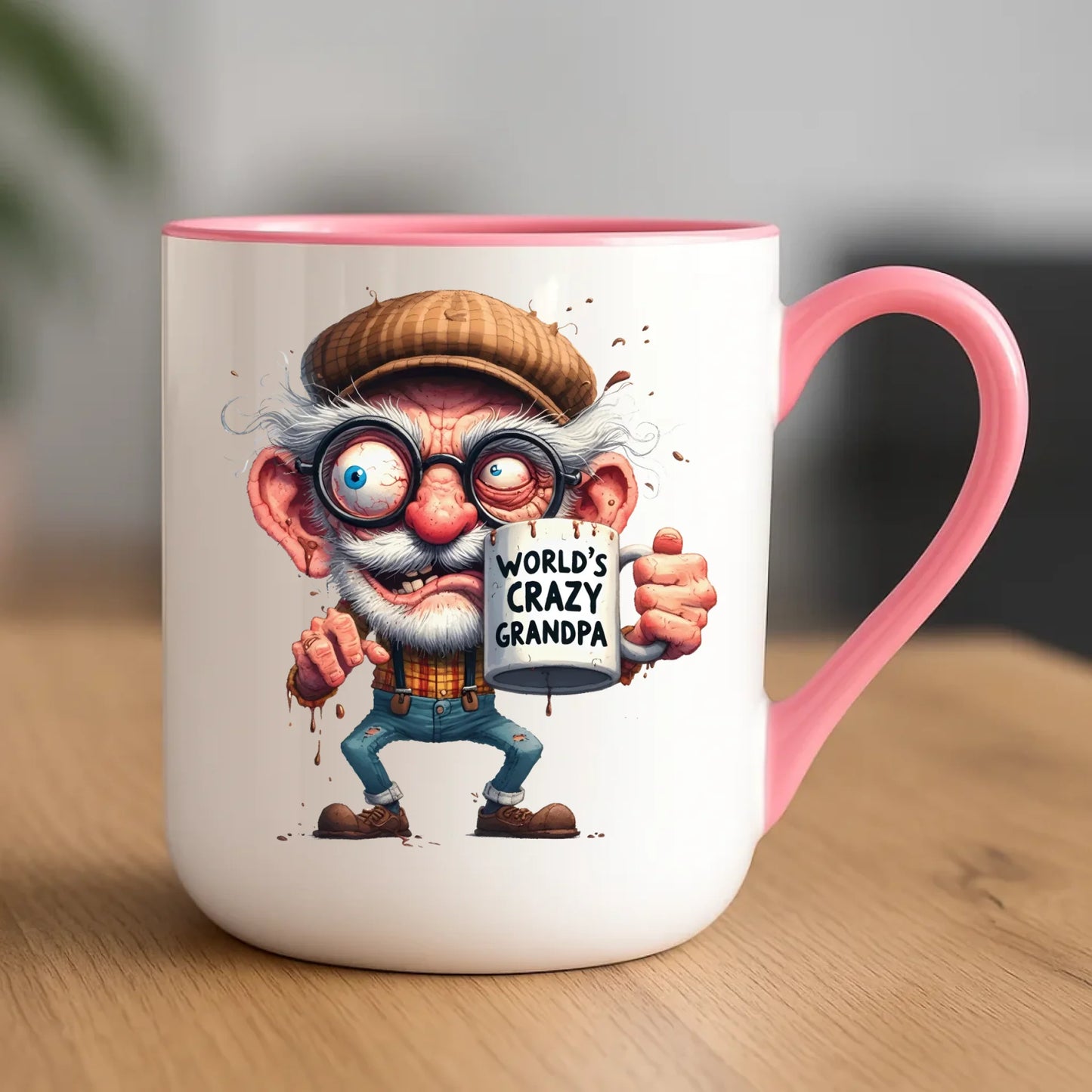 Kubek elegant dla dziadka - Crazy grandpa D38 - StoryCups.pl