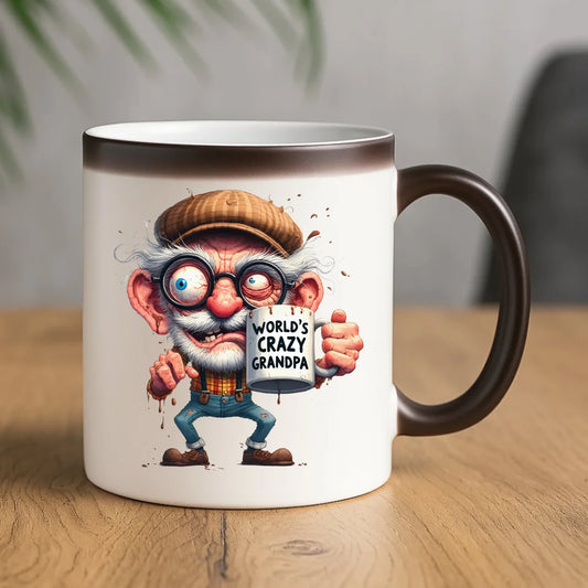 Kubek magiczny dla dziadka - Crazy grandpa D38 - StoryCups.pl