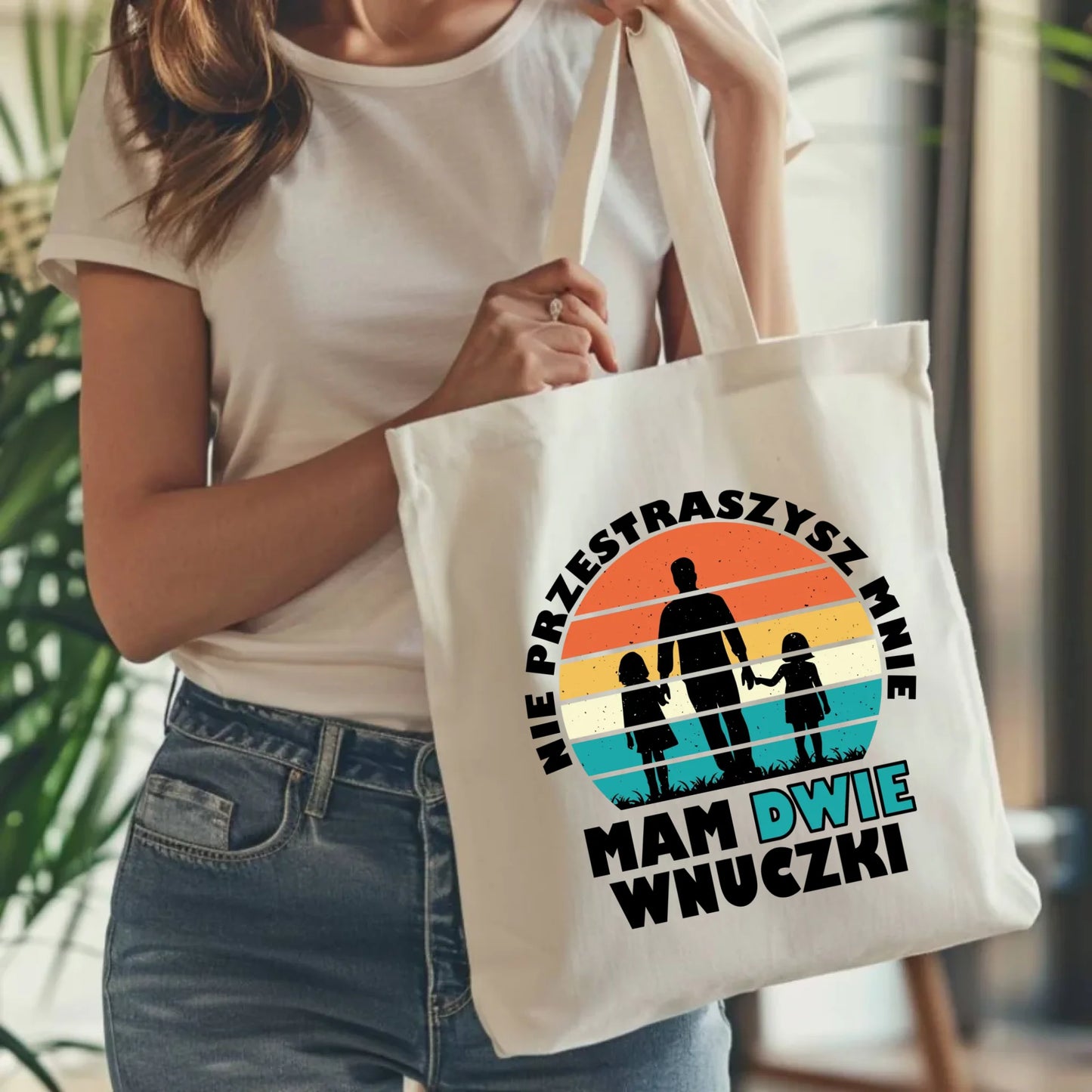 Torba dla dziadka - Nie przestraszysz mnie mam dwie wnuczki D41 - StoryCups.pl