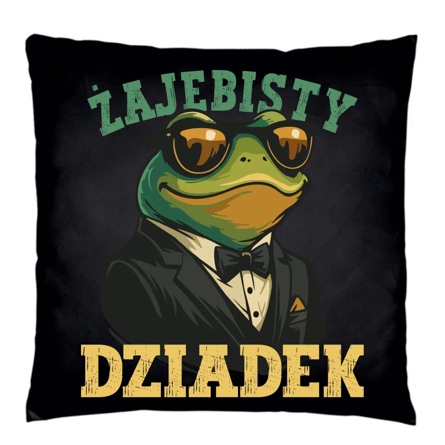 Poduszka dekoracyjna dla dziadka - Żajebisty dziadek D42 - StoryCups.pl