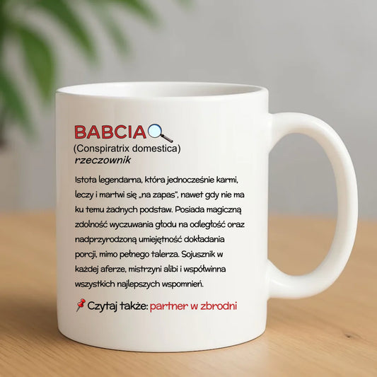 Kubek dla babci – Babcia śmieszna definicja B35 - StoryCups.pl