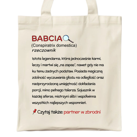 Torba dla babci - Babcia śmieszna definicja B35 - StoryCups.pl