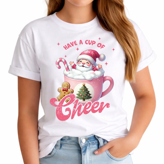 Koszulka damska świąteczna - Have a cup of cheer BN53 - StoryCups.pl