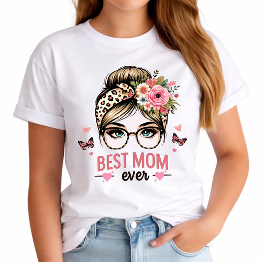 Koszulka damska dla mamy - Best mom ever DM37 - StoryCups.pl