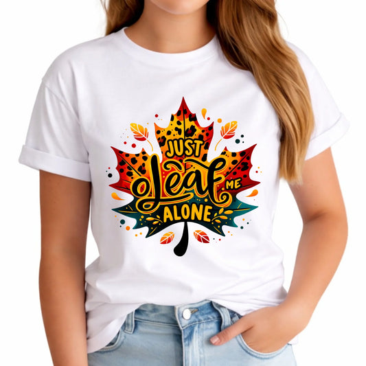 Koszulka damska jesienna - Just leaf me alone JS22 - StoryCups.pl