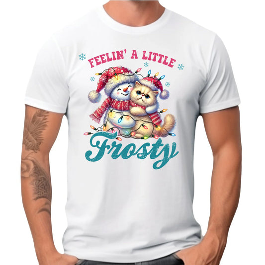 Koszulka męska świąteczna - Feelin' a little frosty BN52