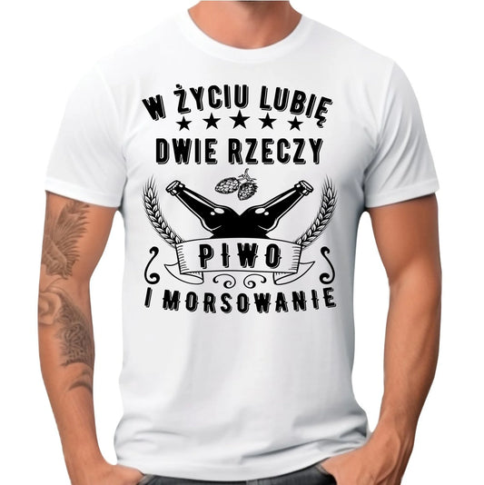 Koszulka męska - prezent dla morsa - Piwo i morsowanie - Mors HM09