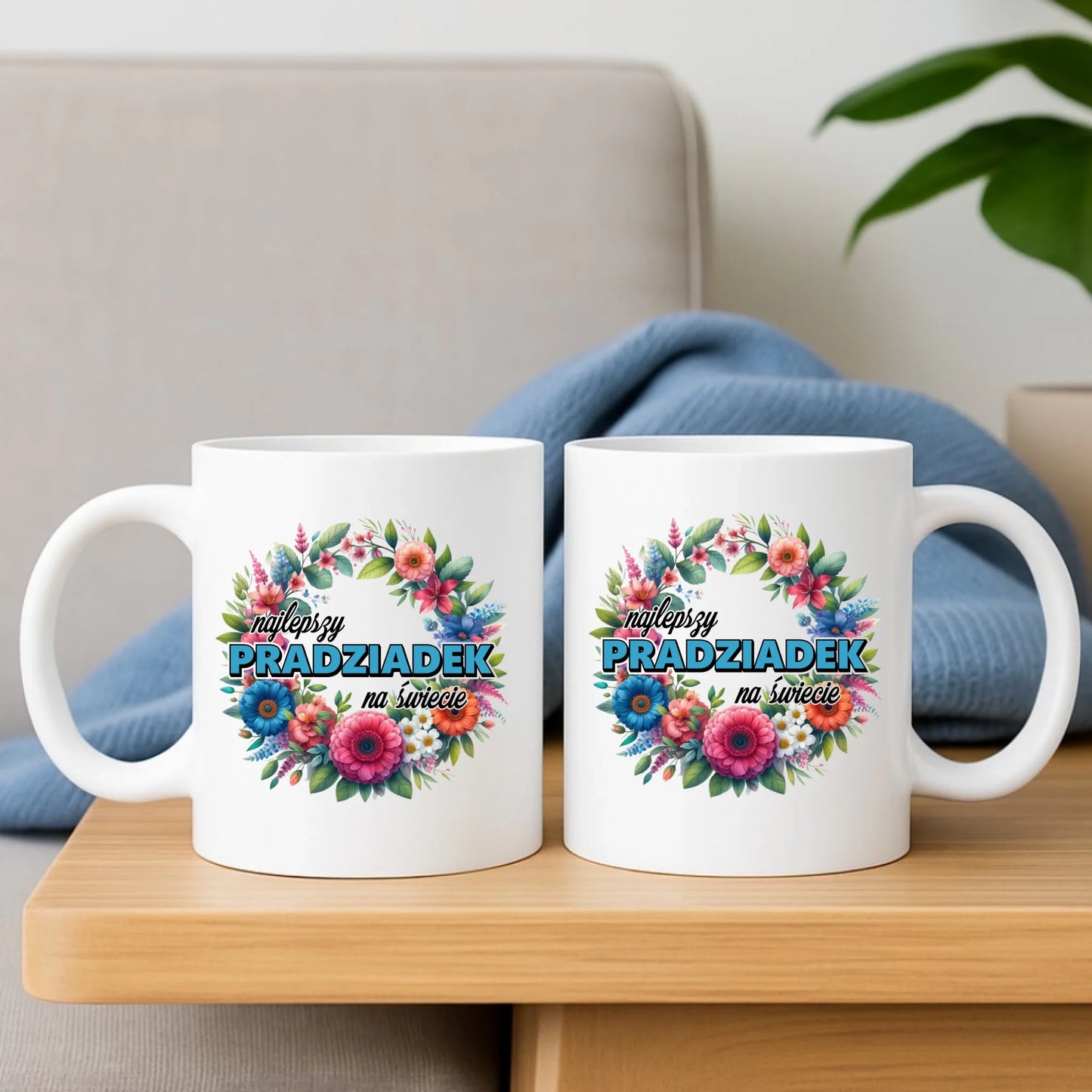 Kubek dla dziadka - Najlepszy pradziadek na świecie D45 - StoryCups.pl