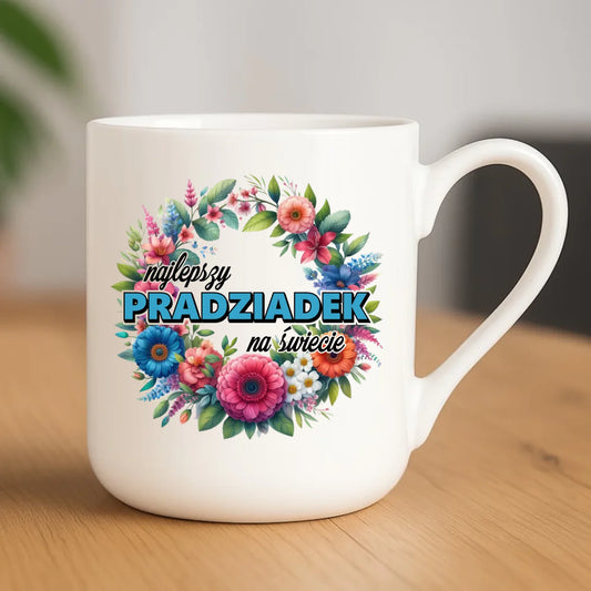 Kubek elegant dla dziadka - Najlepszy pradziadek na świecie D45 - StoryCups.pl