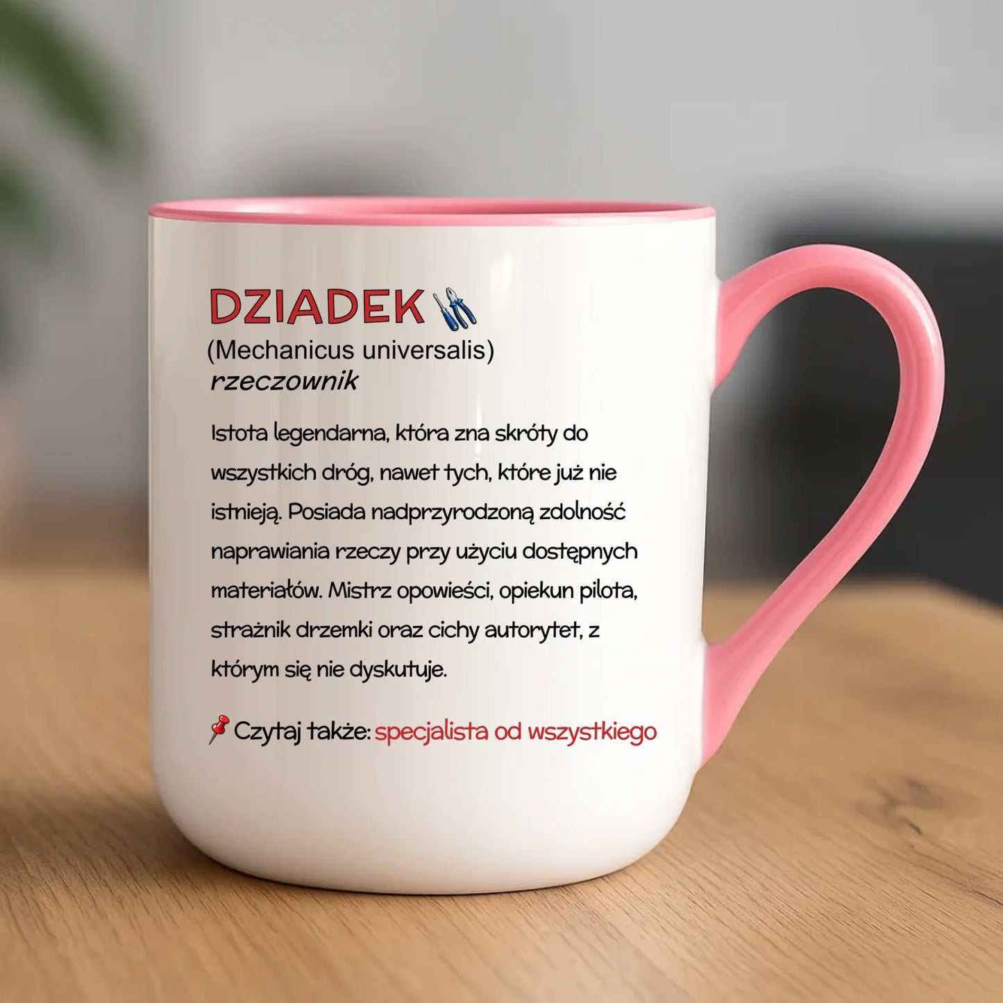 Kubek elegant dla dziadka - Dziadek śmieszna definicja D43 - StoryCups.pl
