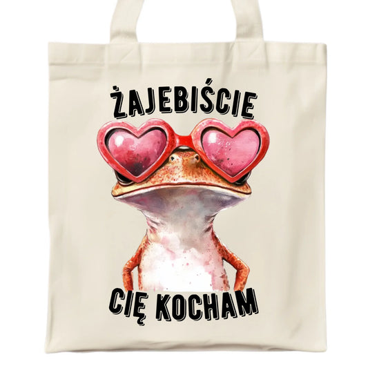 Torba dla par - Żajebiście Cię Kocham Żaba W17 - StoryCups.pl