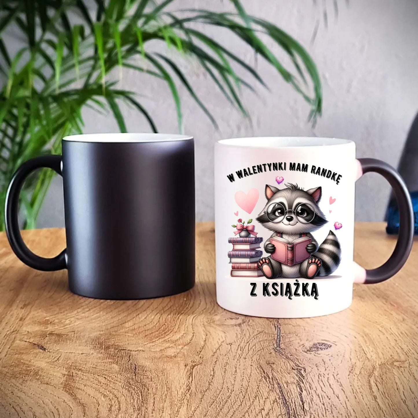 Kubek magiczny na Walentynki dla mola książkowego – Mam randkę z książką W20 - StoryCups.pl