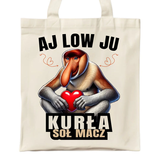 Torba dla par - Janusz nosacz - Aj low ju kurła W26 - StoryCups.pl