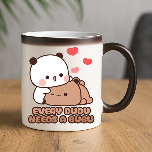 Kubek magiczny dla par - Every Dudu needs a Bubu W32 - StoryCups.pl